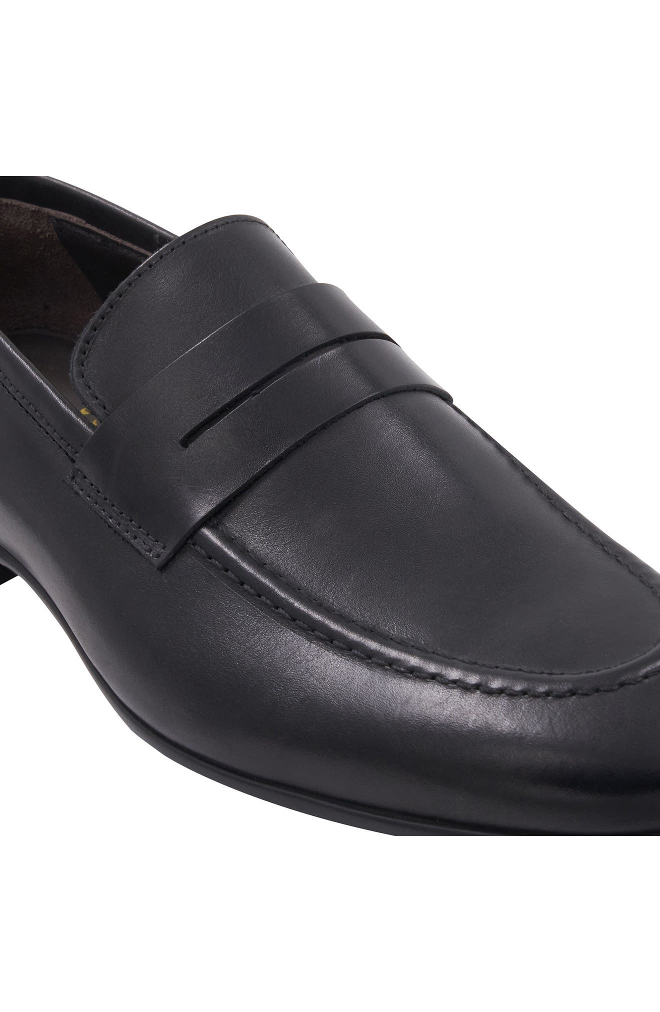 Bruno Magli Valerio Penny Loafer, Alternate, color, Black Calf