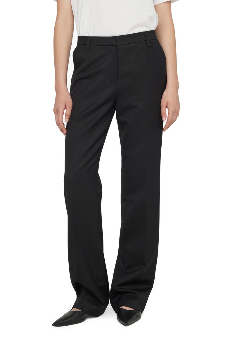 Classic Wool Trousers, Main, color, BLACK