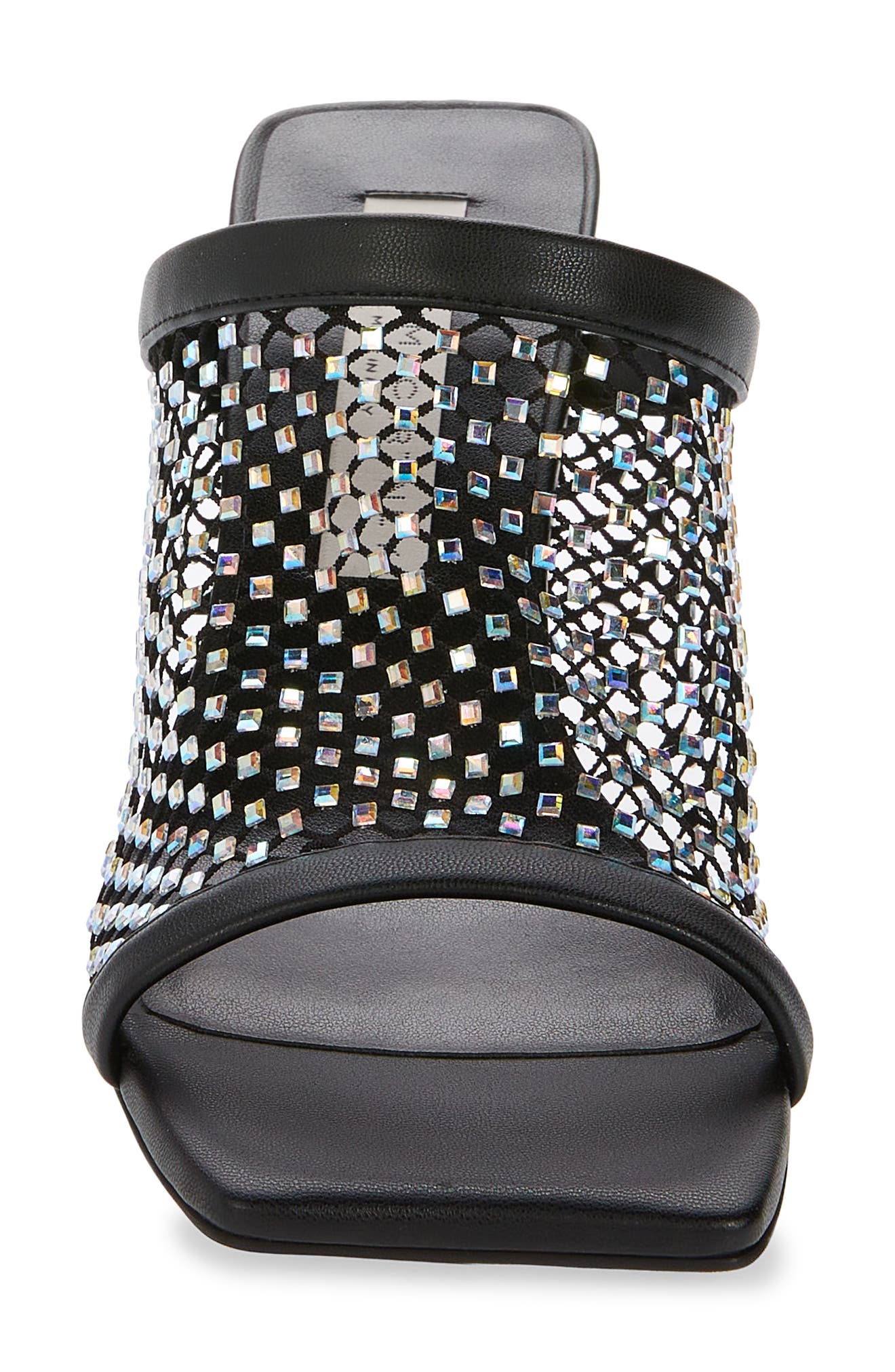 Stella McCartney Crystal Mesh Slide Sandal, Alternate, color, 