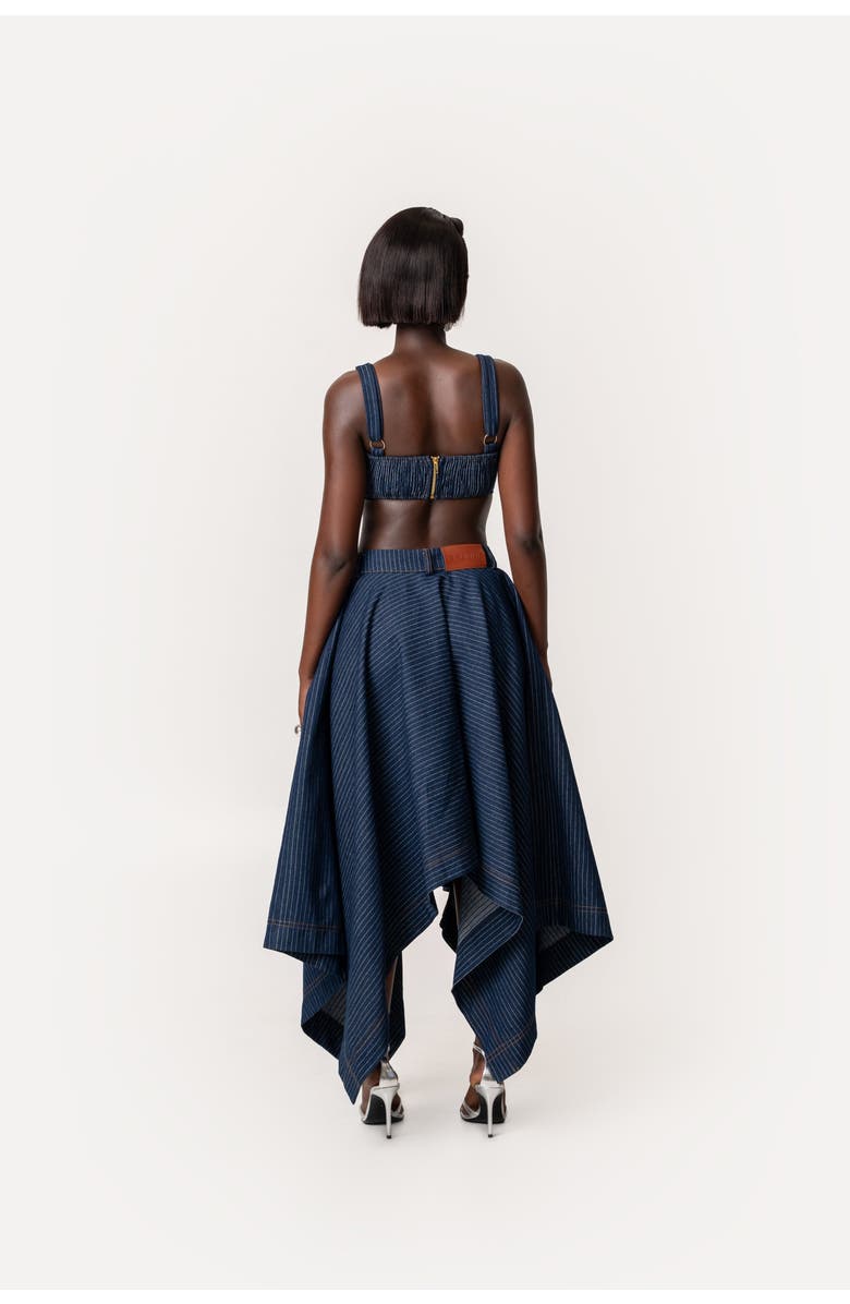 OFUURE Sabina Handkerchief Skirt, Alternate, color, Denim