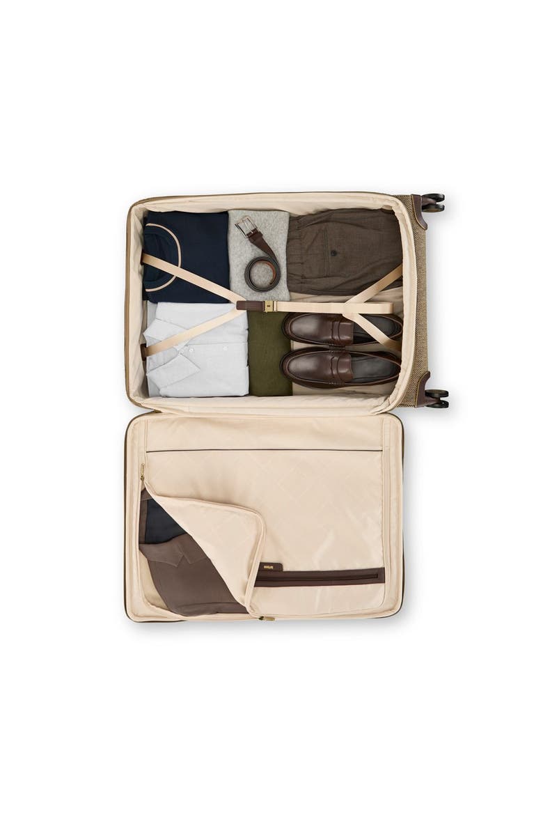Tweed Extended Journey, Alternate, color, Tweed/Natural Leather