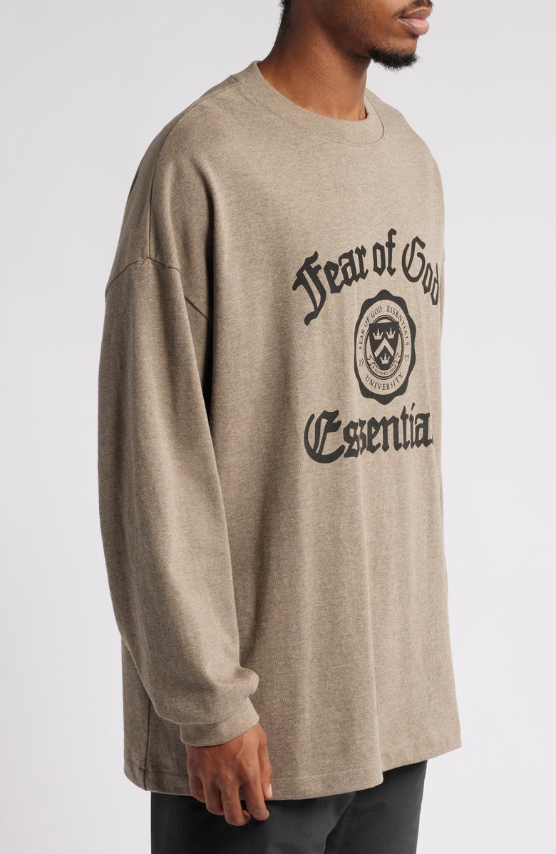 Fear of God Essentials Long Sleeve Heavy Cotton Graphic T-Shirt, Alternate, color,