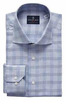 Modern Fit Check Cotton Dress Shirt