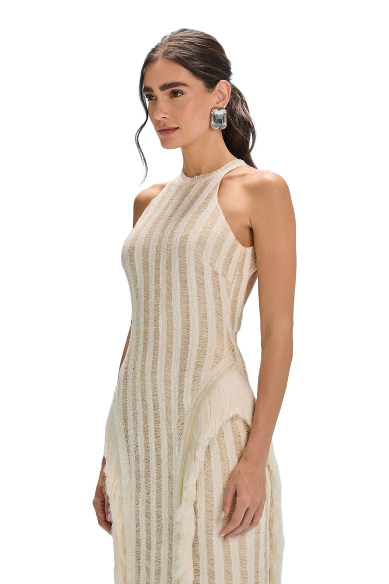 Celeste Knit Gown, Alternate, color, OFF WHITE