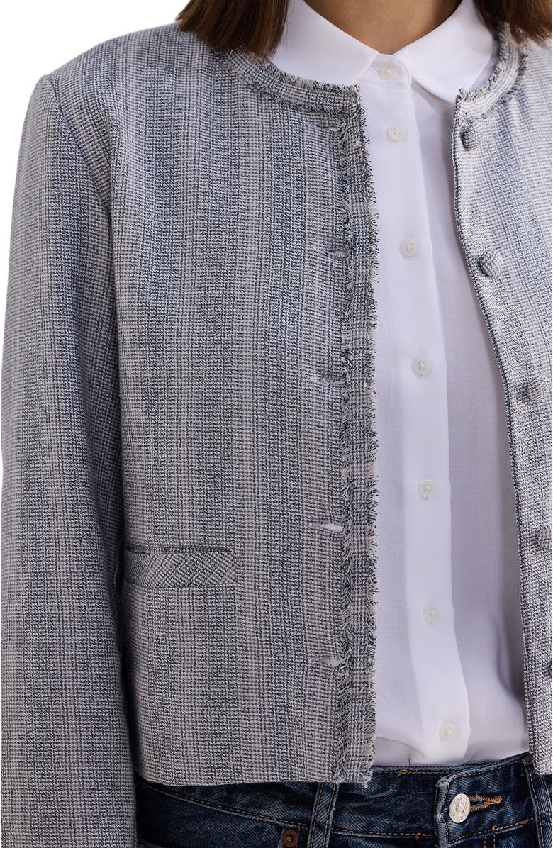 Reistor Lady Jacket in Cotton Tweed, Alternate, color, Steel Breeze