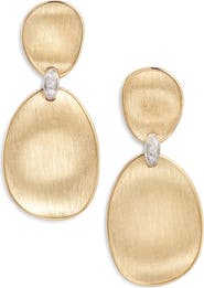 Marco Bicego Lunaria Diamond Drop Earrings
