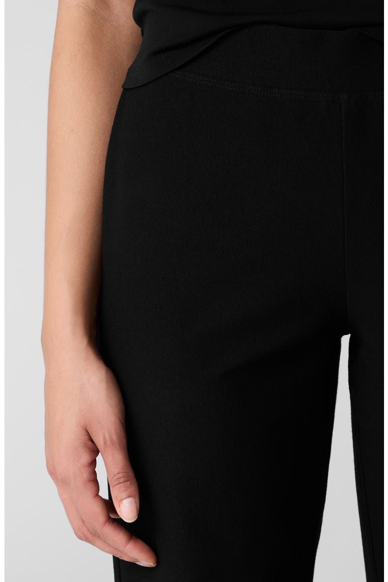 Ankle Straight Leg Stretch Pants, Alternate, color, BLACK