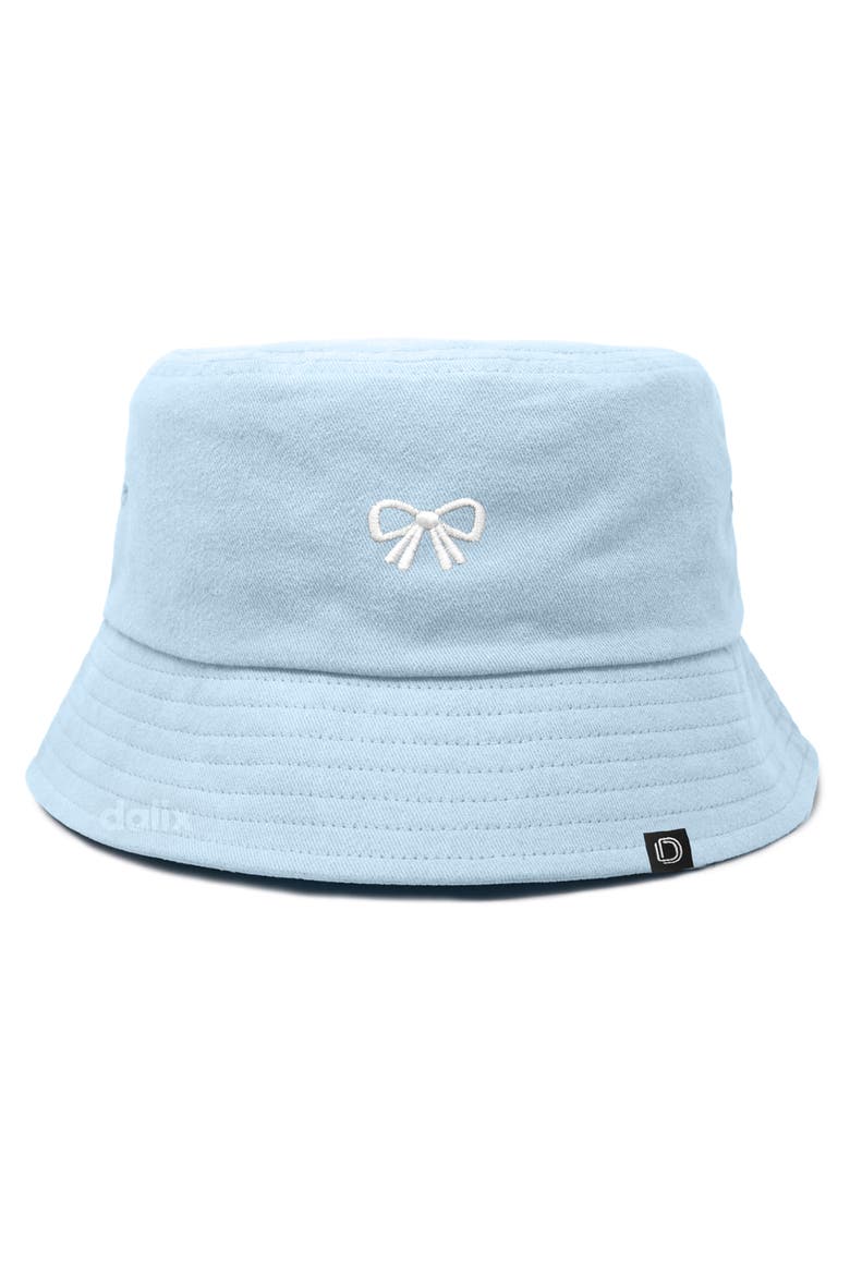 Bow Bucket Hat, Main, color, Forever Blue