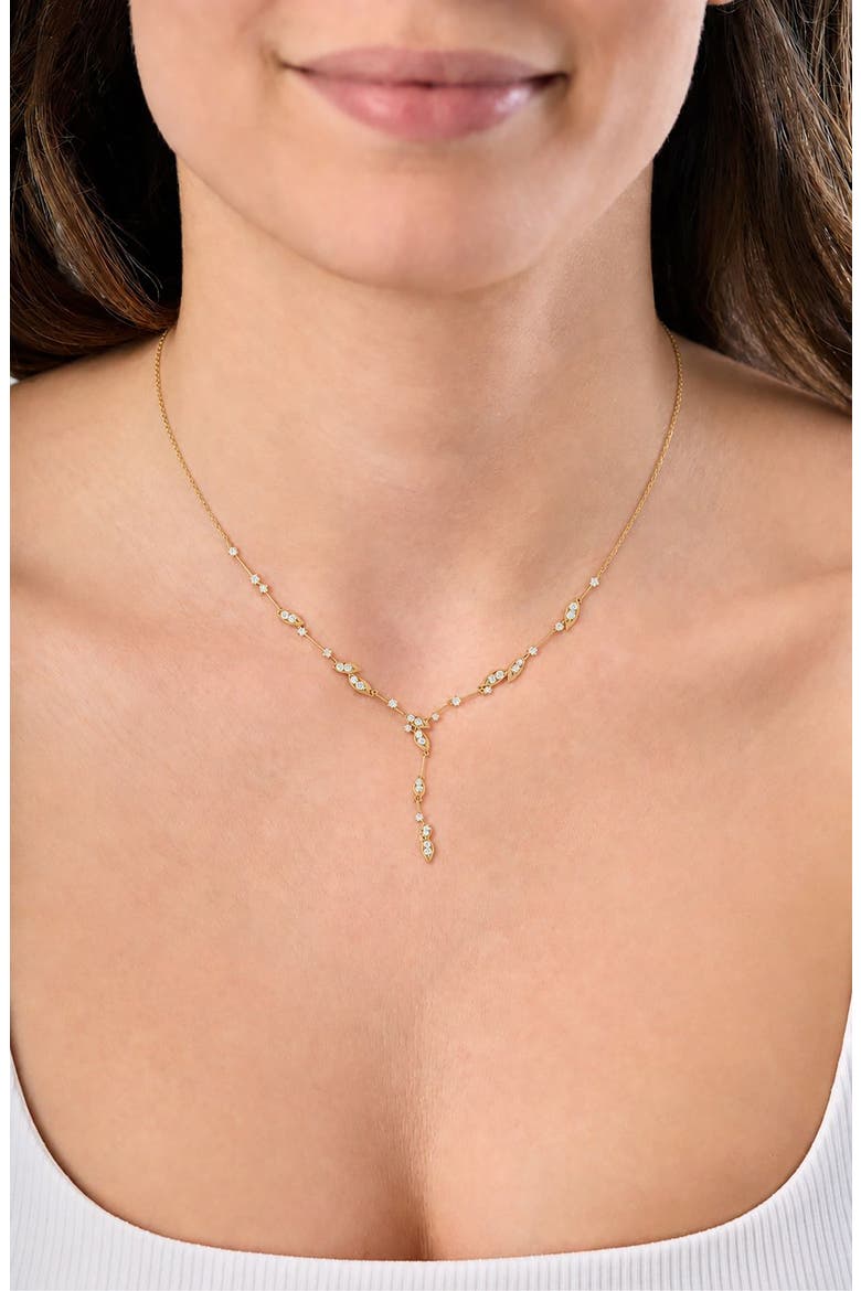 Getty 18k Gold Diamond Y-Necklace, Alternate, color, 18K YELLOW GOLD