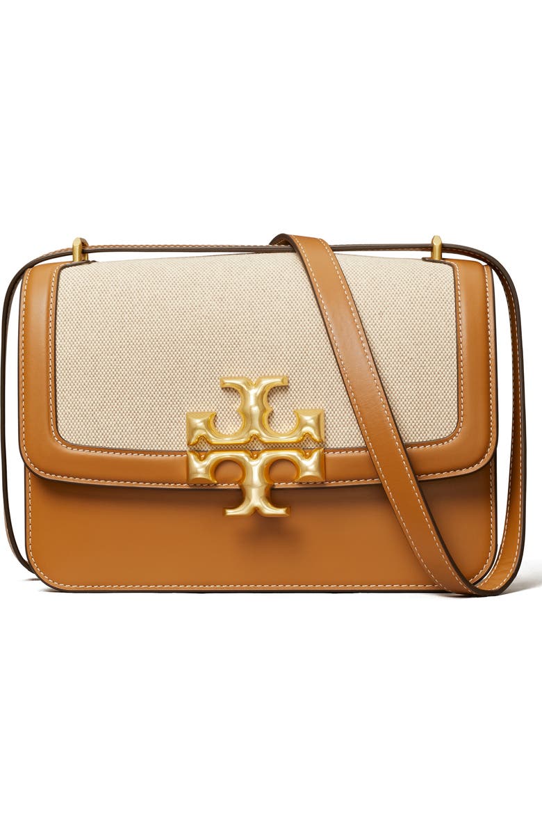 Tory Burch Eleanor Canvas Shoulder Bag, Main, color,