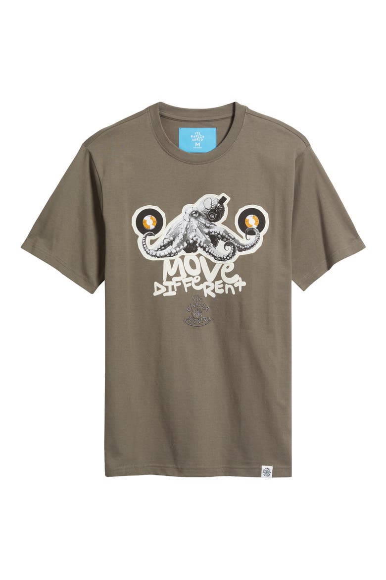 Move Different Graphic T-Shirt, Alternate, color, GRAPHITE