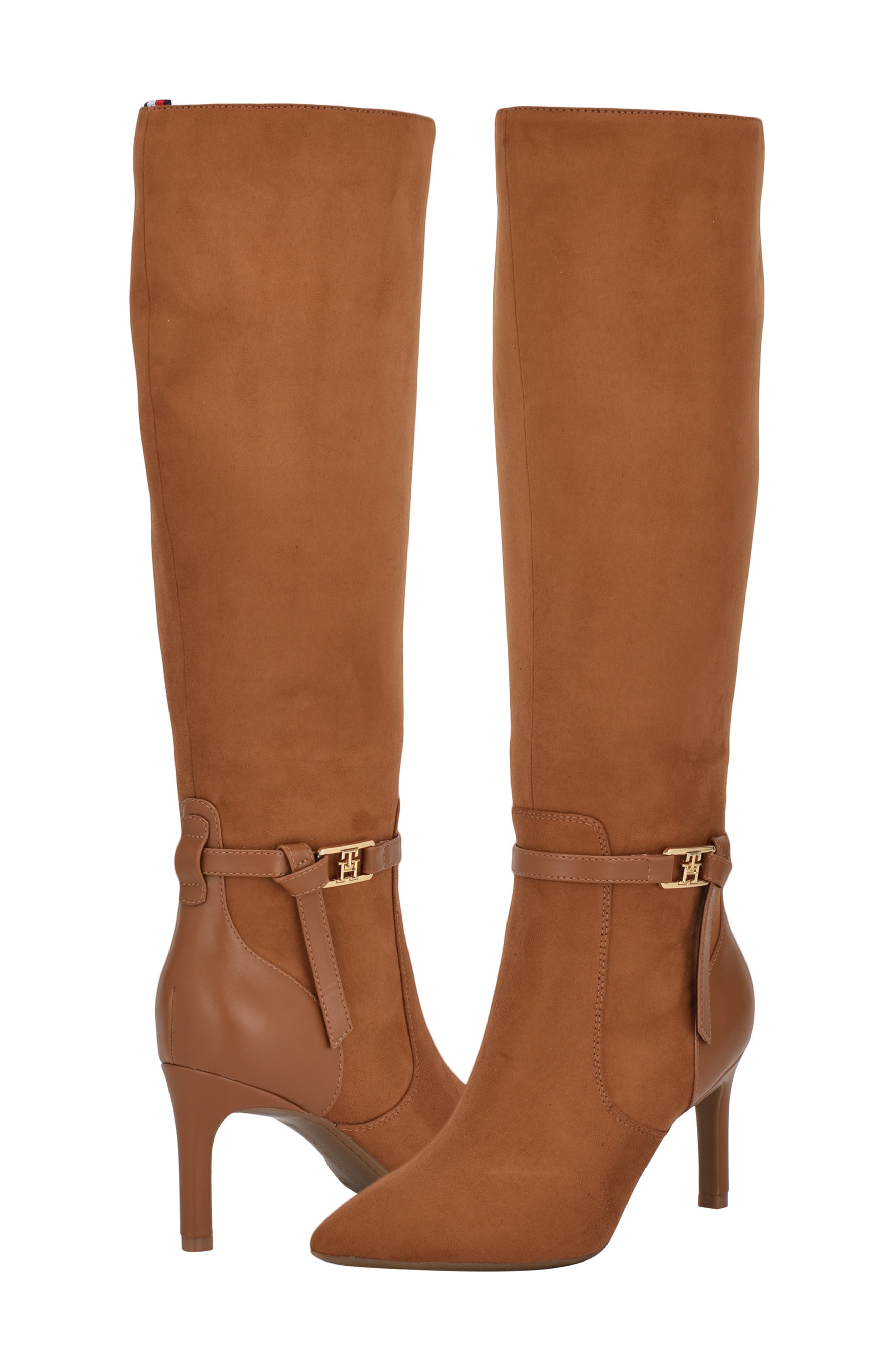 Tommy Hilfiger Jullie Knee High Boot, Alternate, color, Medium Brown