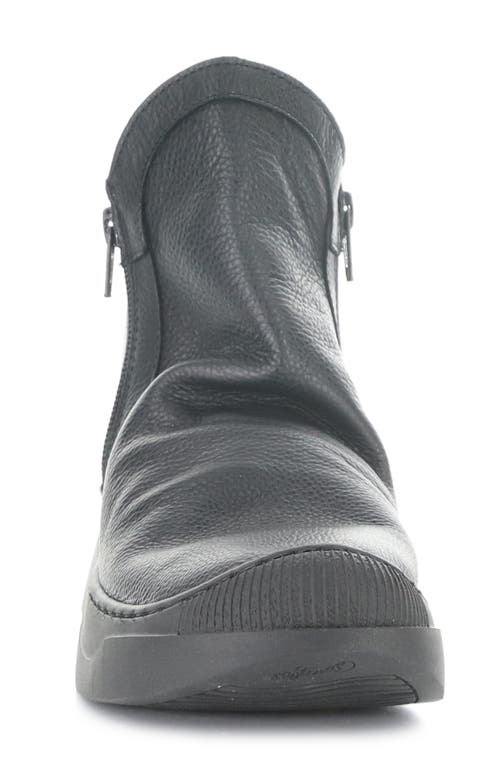 Fly London Abil Platform Wedge Bootie In Black