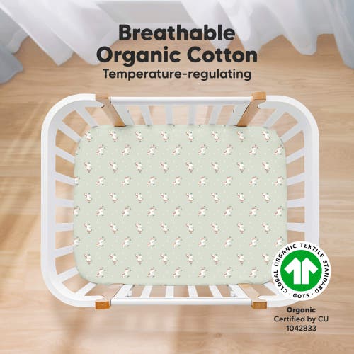 Keababies Soothe Fitted Mini Crib Sheet