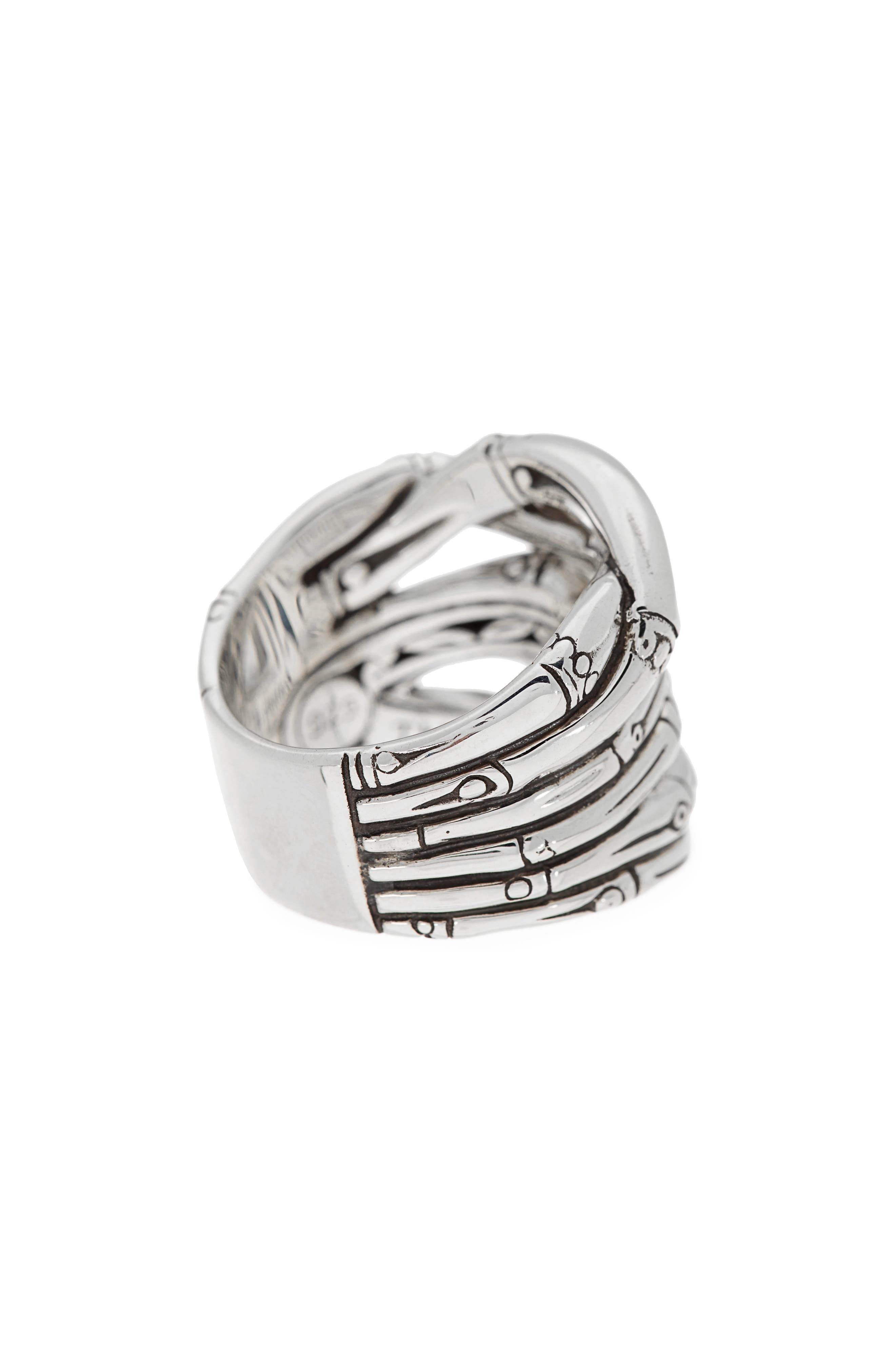 John Hardy 'Bamboo' Woven Silver Ring (Women) | Nordstromrack
