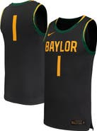Nike Men's Nike #1 Black Baylor Bears Replica Basketball Jersey