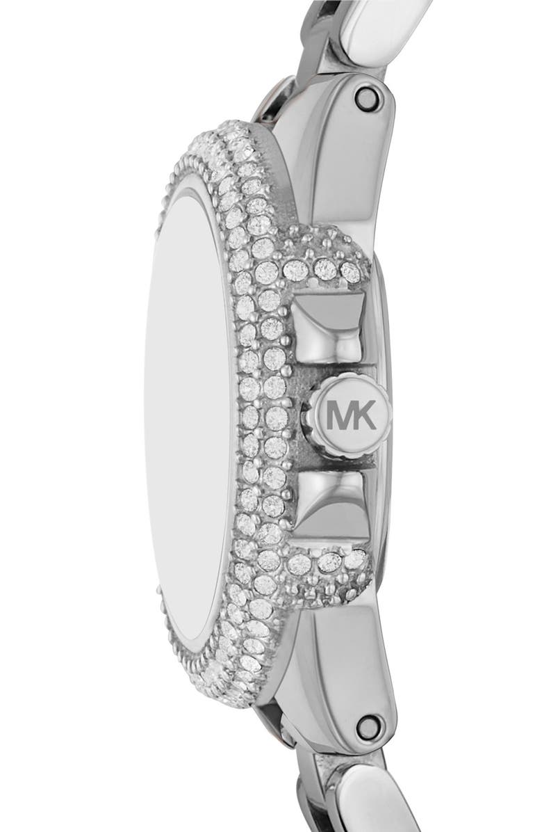 Michael Kors Petite Camille Pavé Bezel Bracelet Watch, 26mm, Alternate, color, 