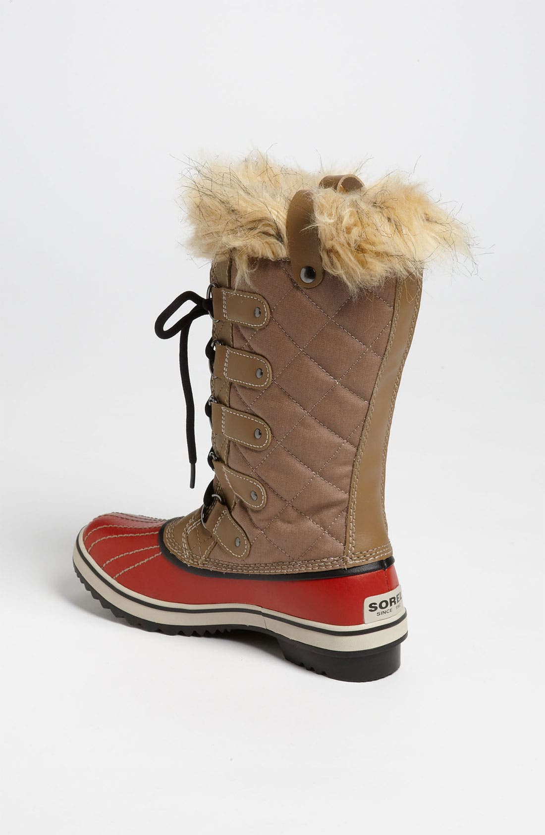 'Tofino' Boot, Alternate, color, RED/ TAN