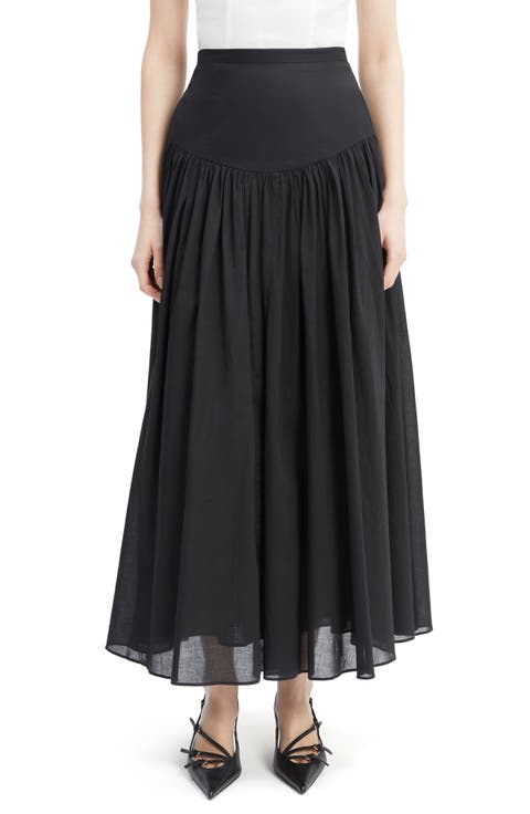 Amorette Cotton Maxi Skirt