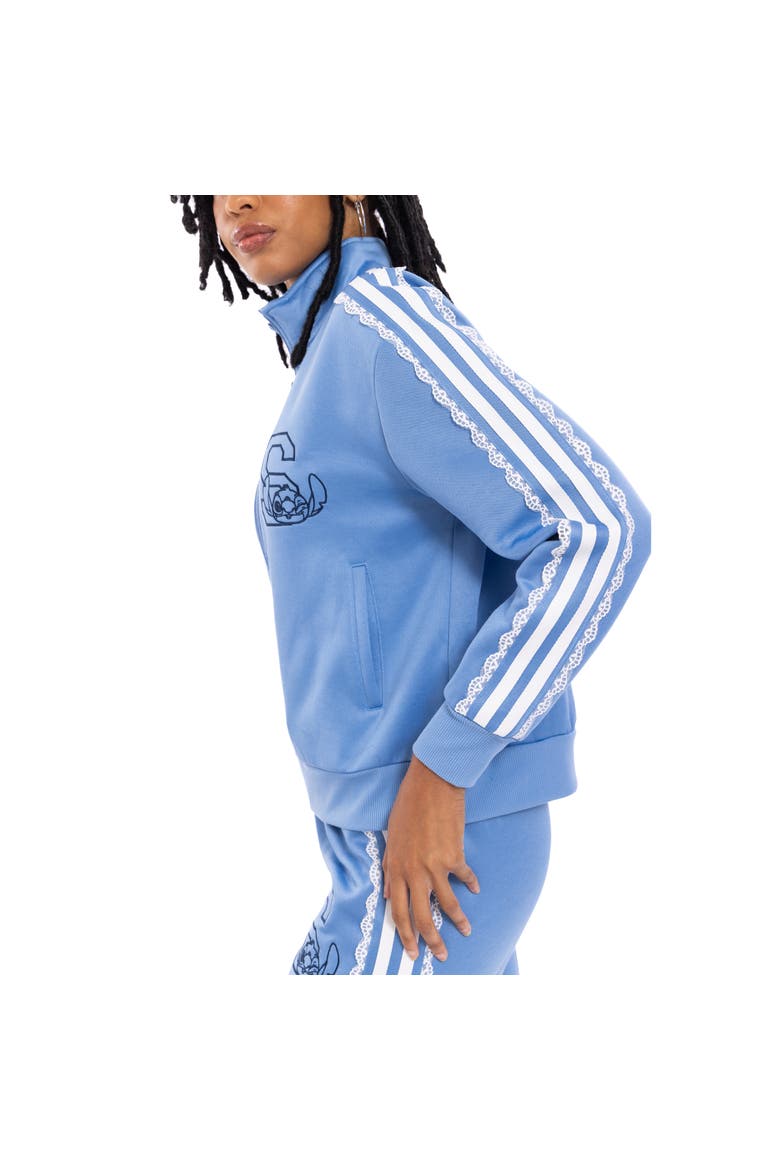 Lilo & Stitch Athletic Zip-Up Track Jacket, Alternate, color, Light Blue Stitch