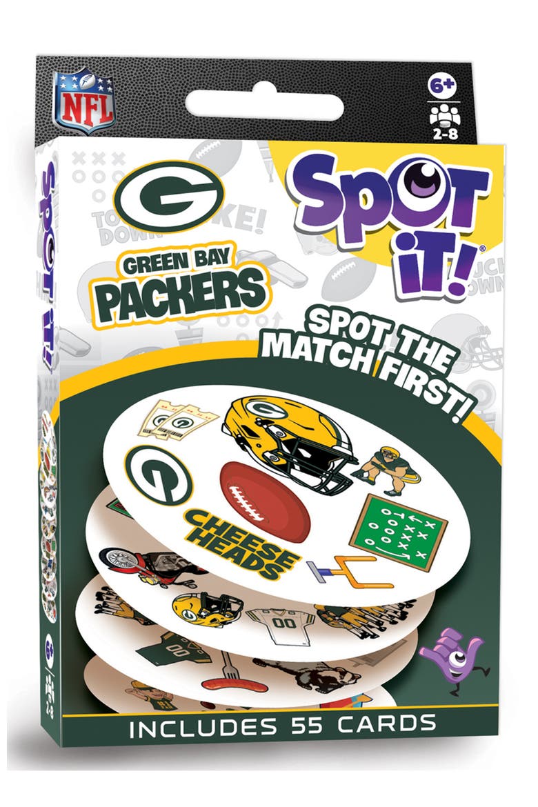 Green Bay Packers Spot It! Card Game, Main, color, Multicolor