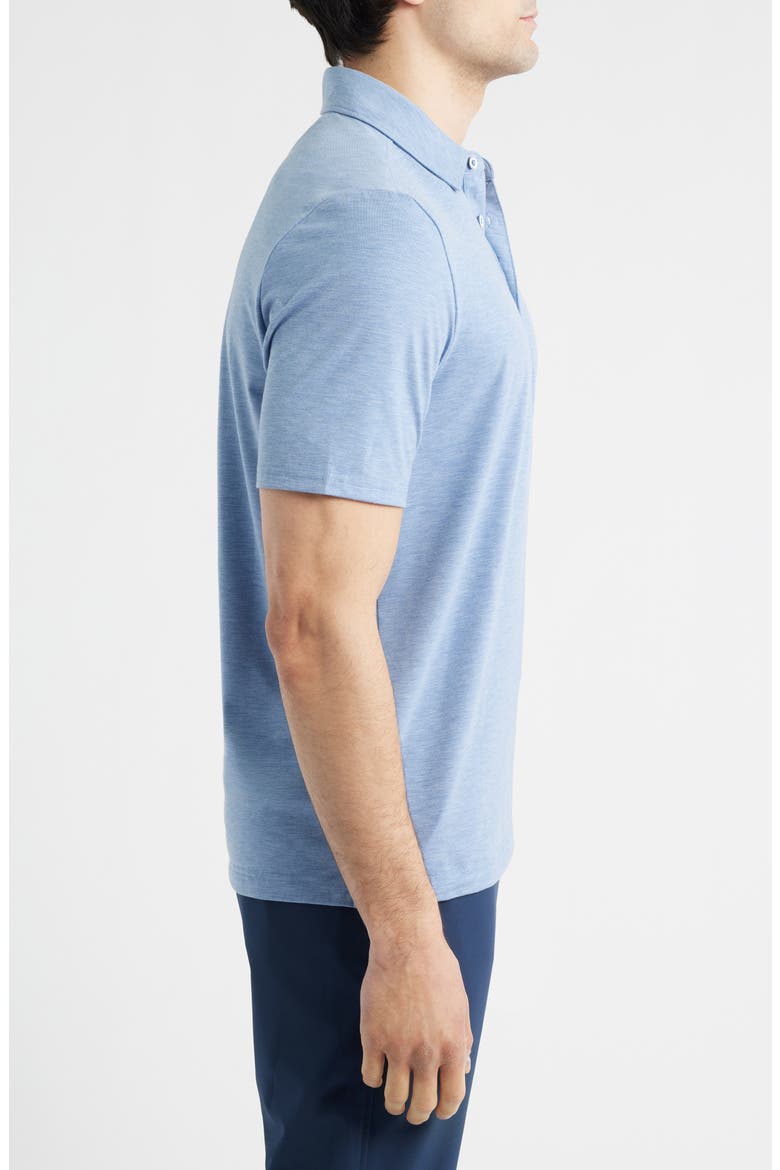 XC Apex Performance Polo, Alternate, color, BLUE HEATHER
