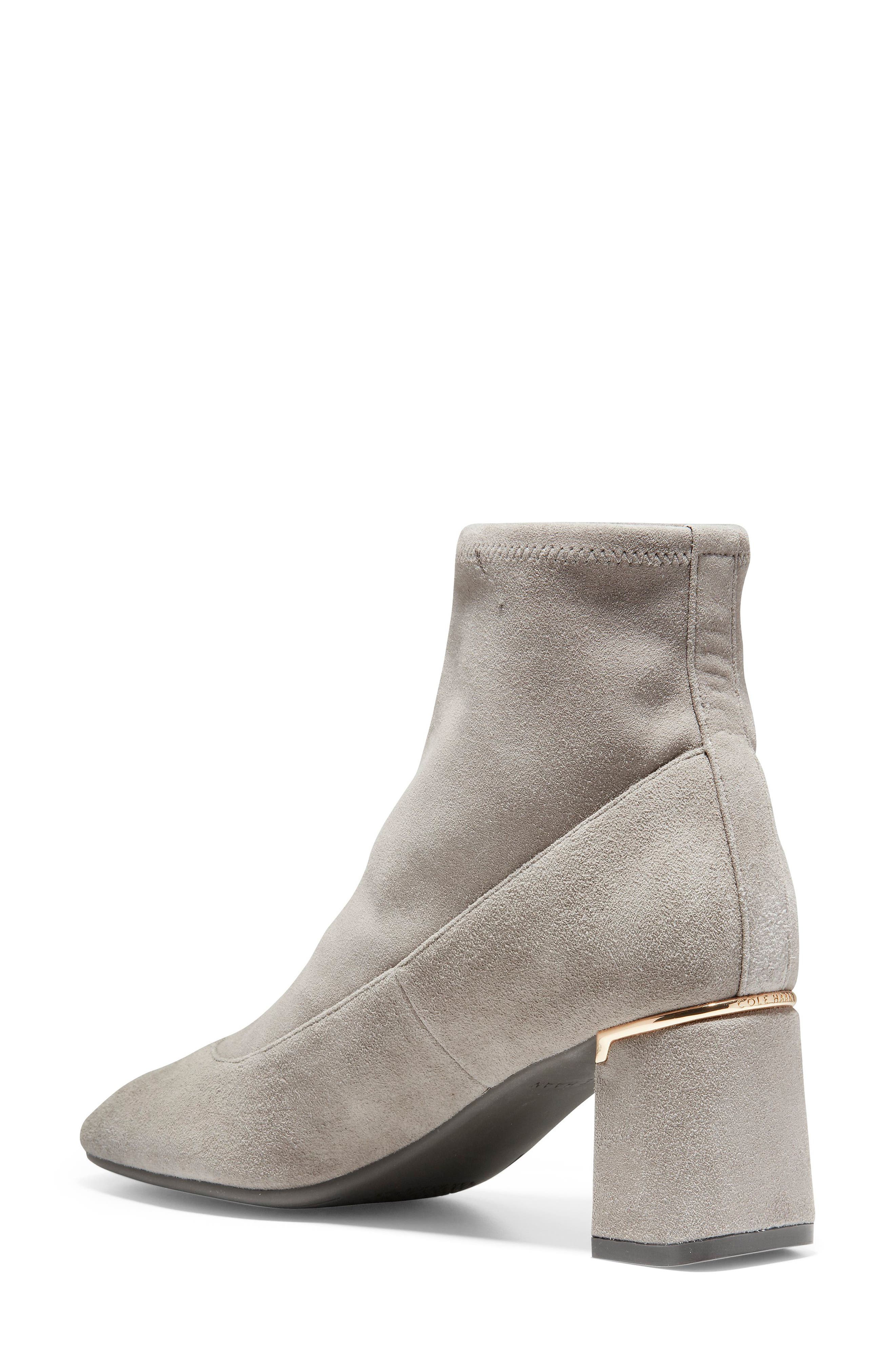Laree Stretch Bootie, Alternate, color, IRONSTONE STRETCH SUEDE