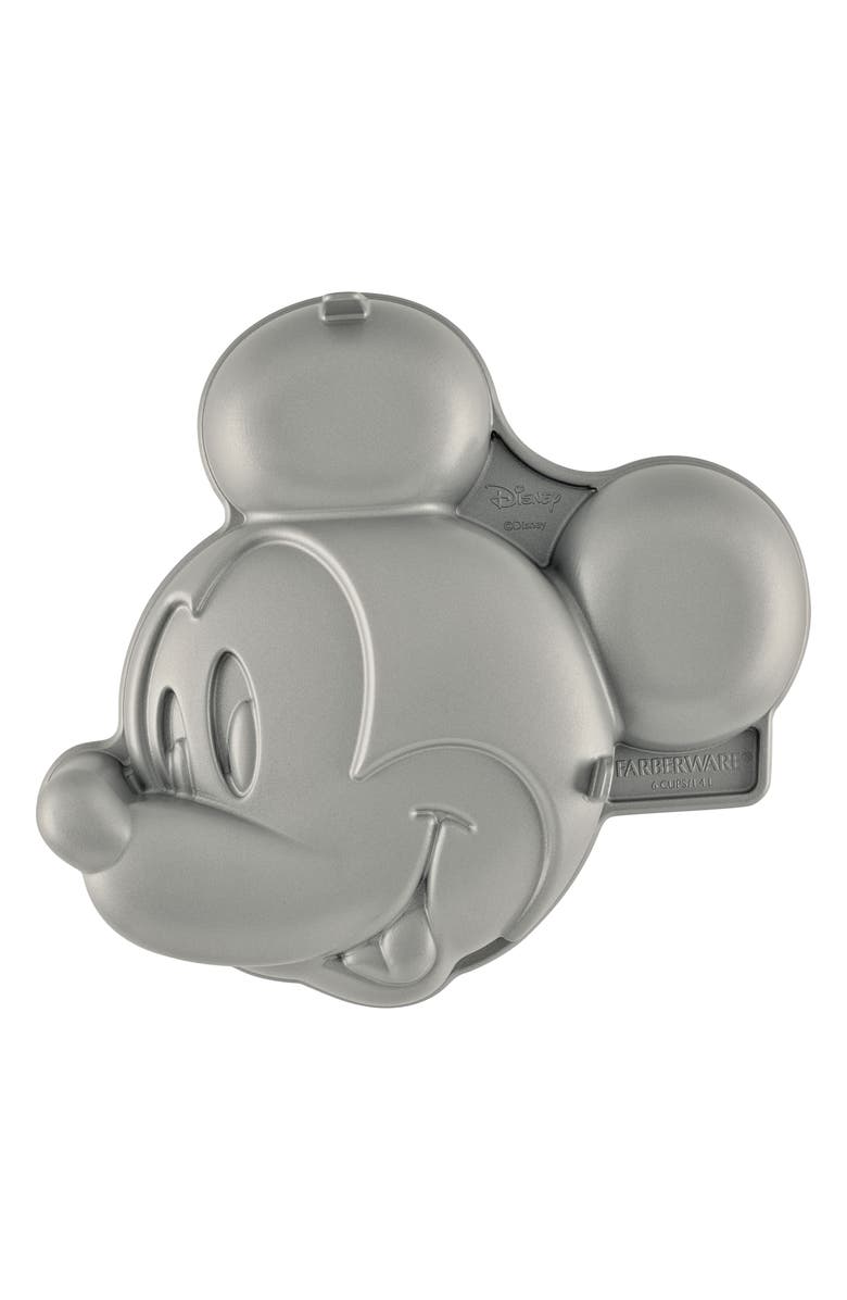 Disney x Farberware Mickey Mouse 3D Cake Pan, Main, color, Gray