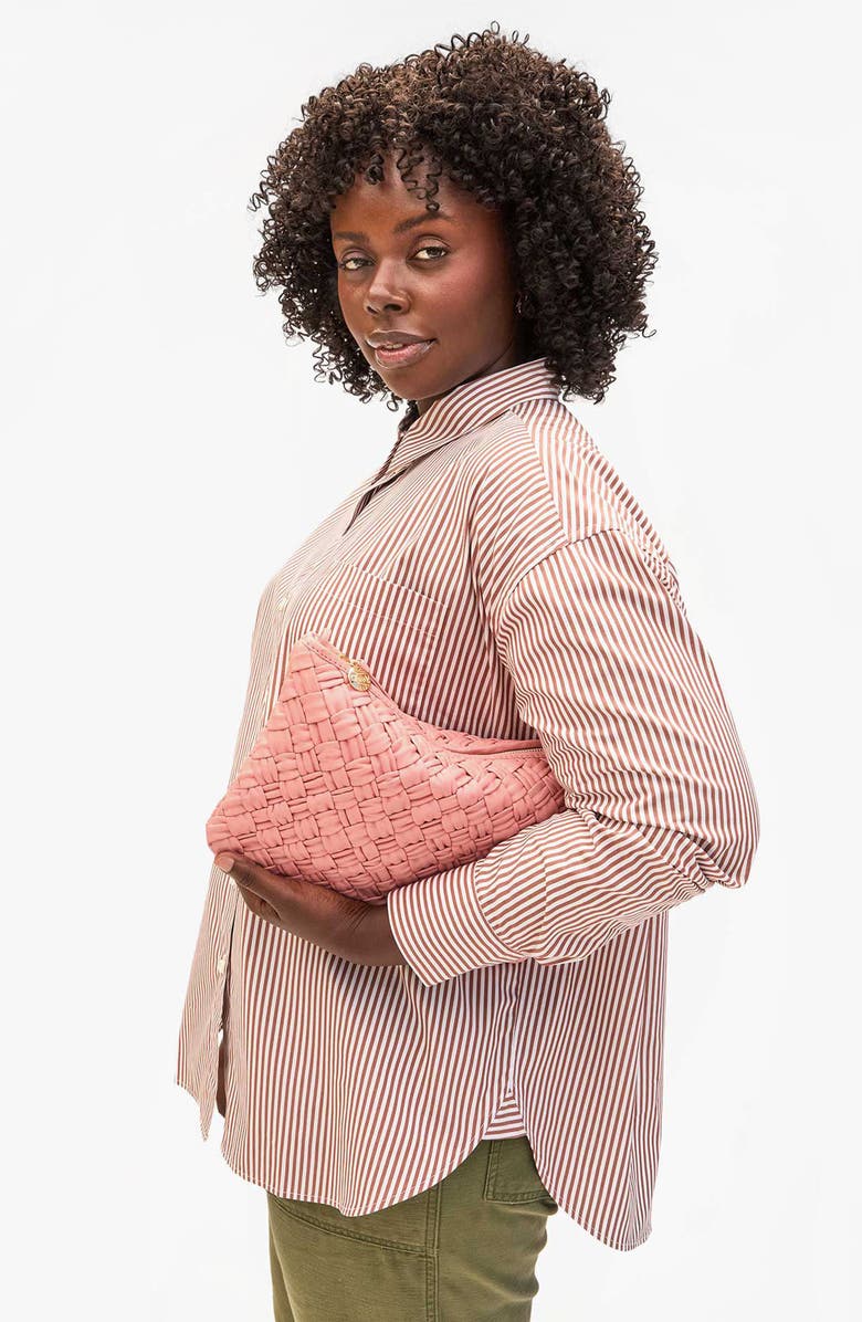 Clare V. St. Martin Stripe Top, Alternate, color, Peony