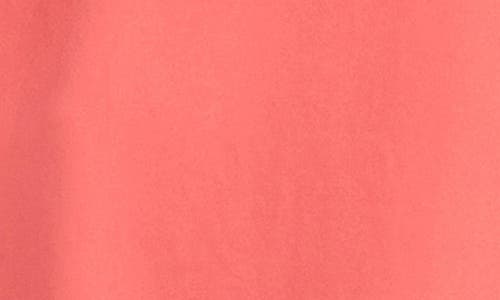 Karen Kane Crossover Hem Asymmetric Top In Salmon