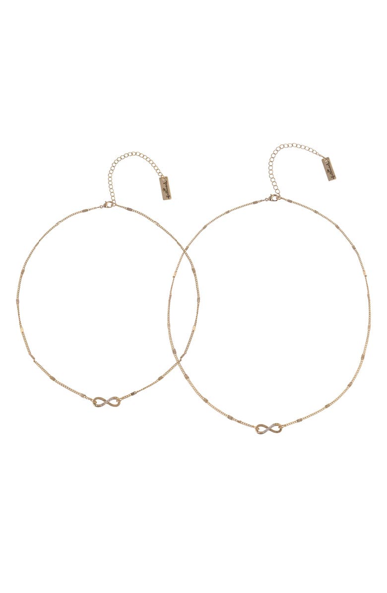 Hallmark Tear and Share Silver Tone Butterfly Pendant Necklaces, Alternate, color, Gold