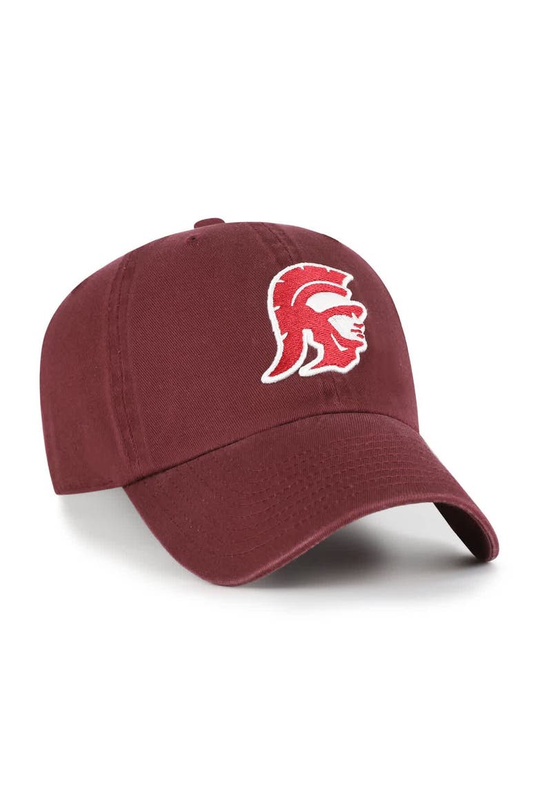 Men's '47 Maroon USC Trojans Clean Up Adjustable Hat, Alternate, color, Maroon