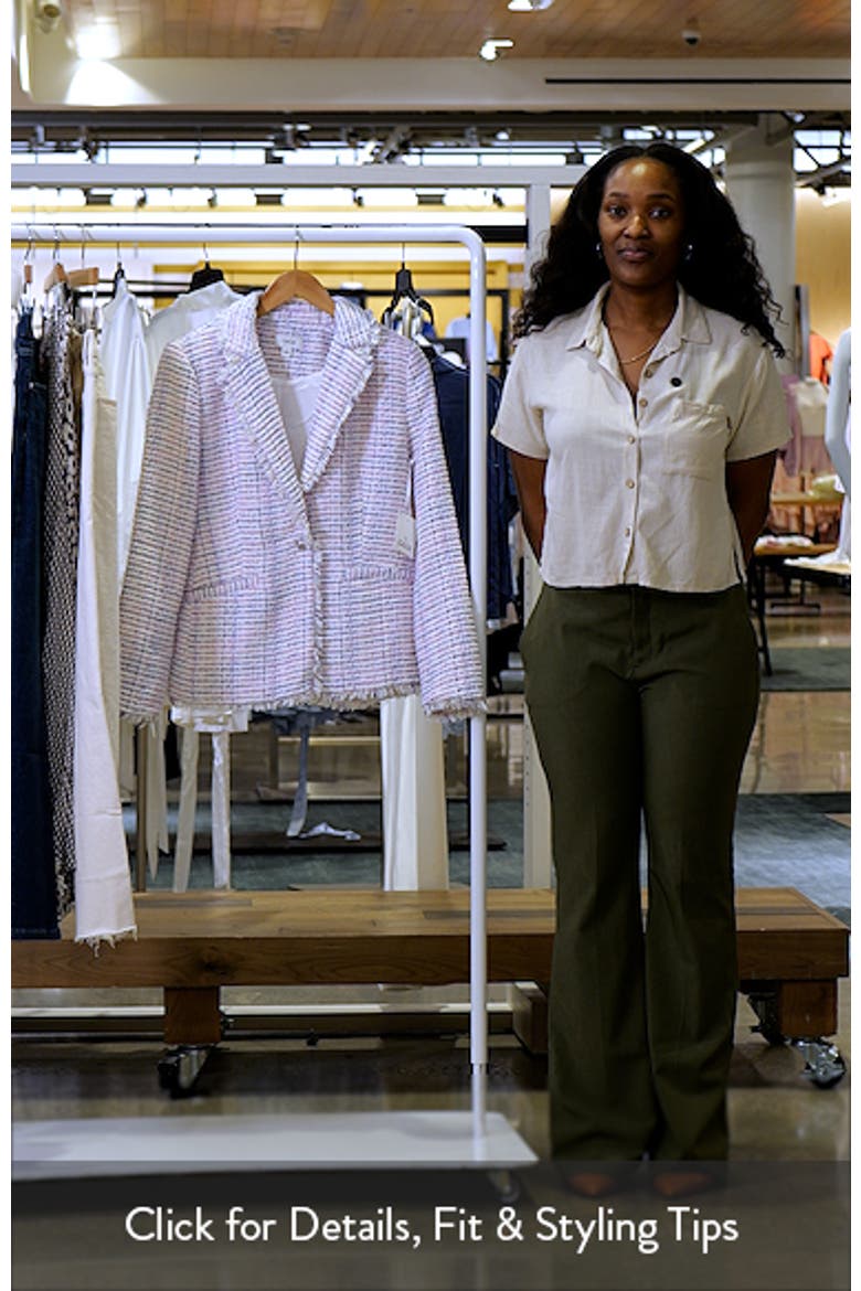 Frayed Edge Tweed Blazer video