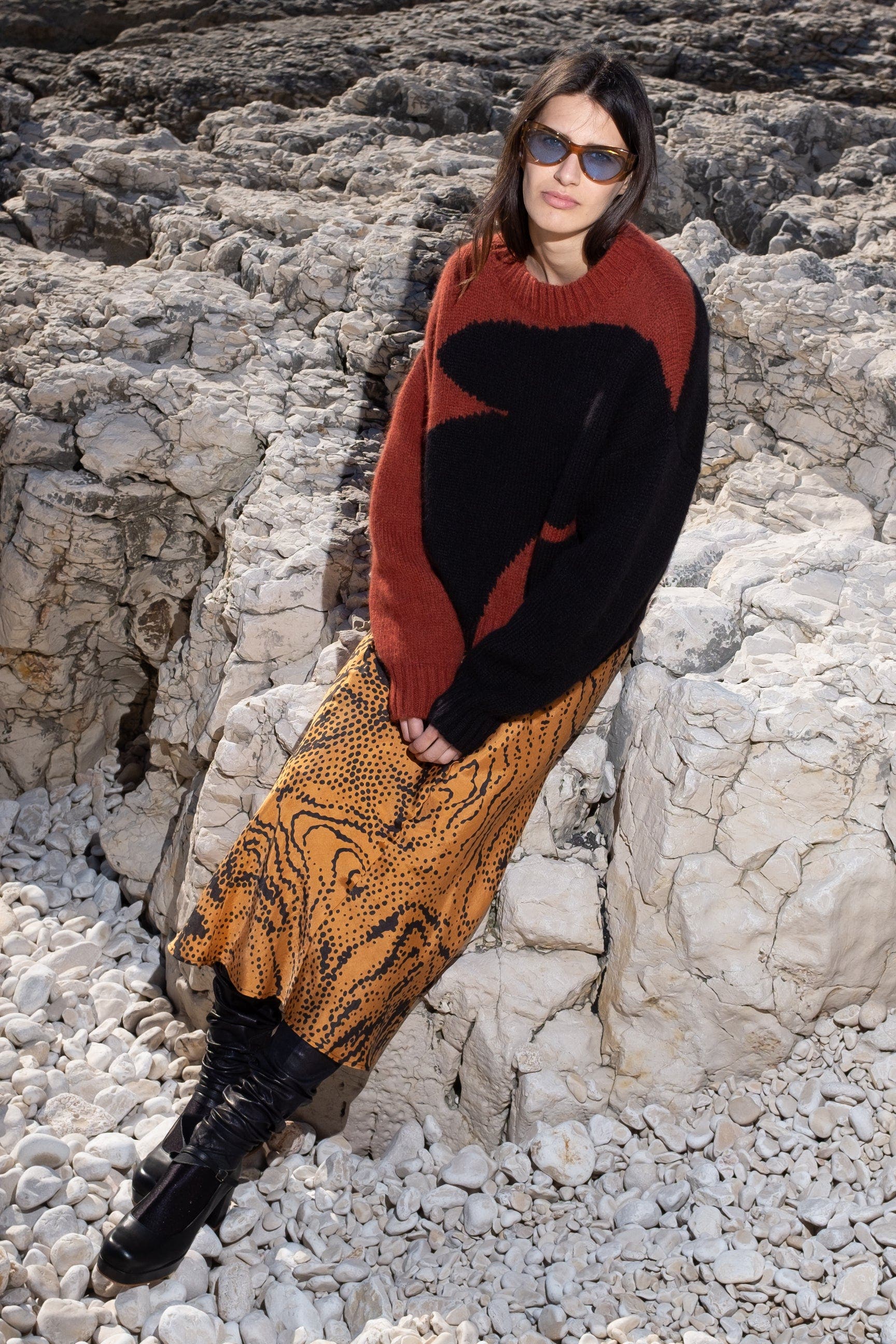 Folari Alpaca Blend Relaxed Fit Pullover - image 4