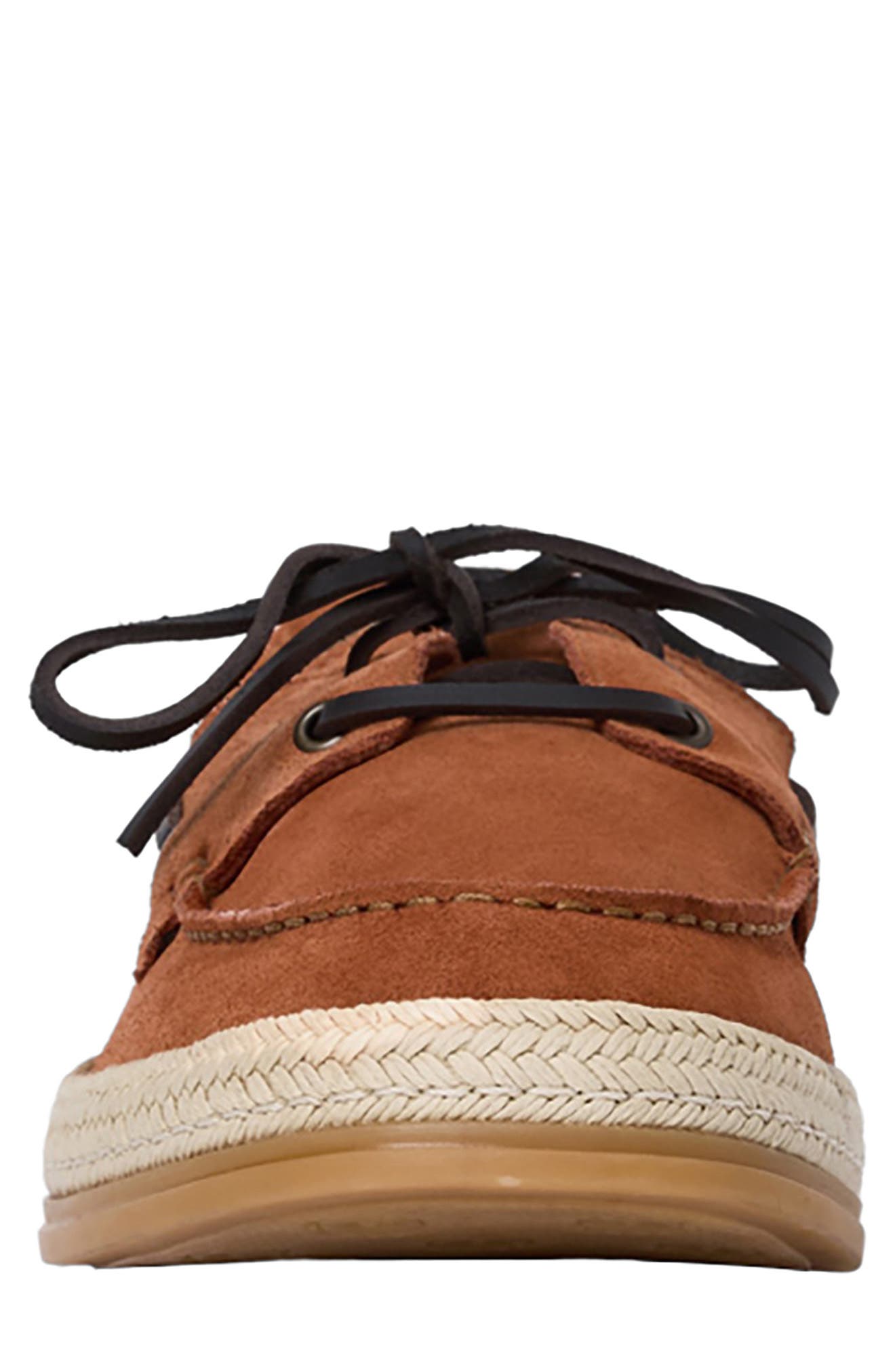Allen Boat Shoe, Alternate, color, BRICK SUEDE