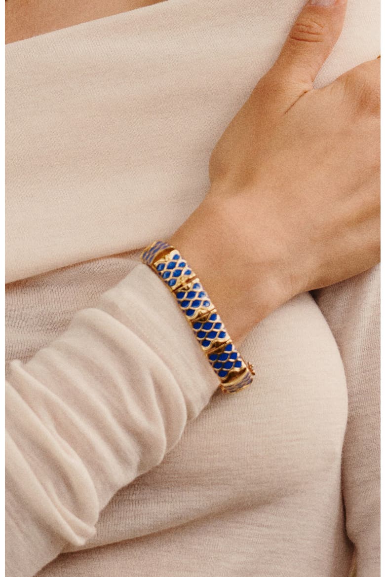 Nirah Bracelet, Alternate, color, Gold&Blue