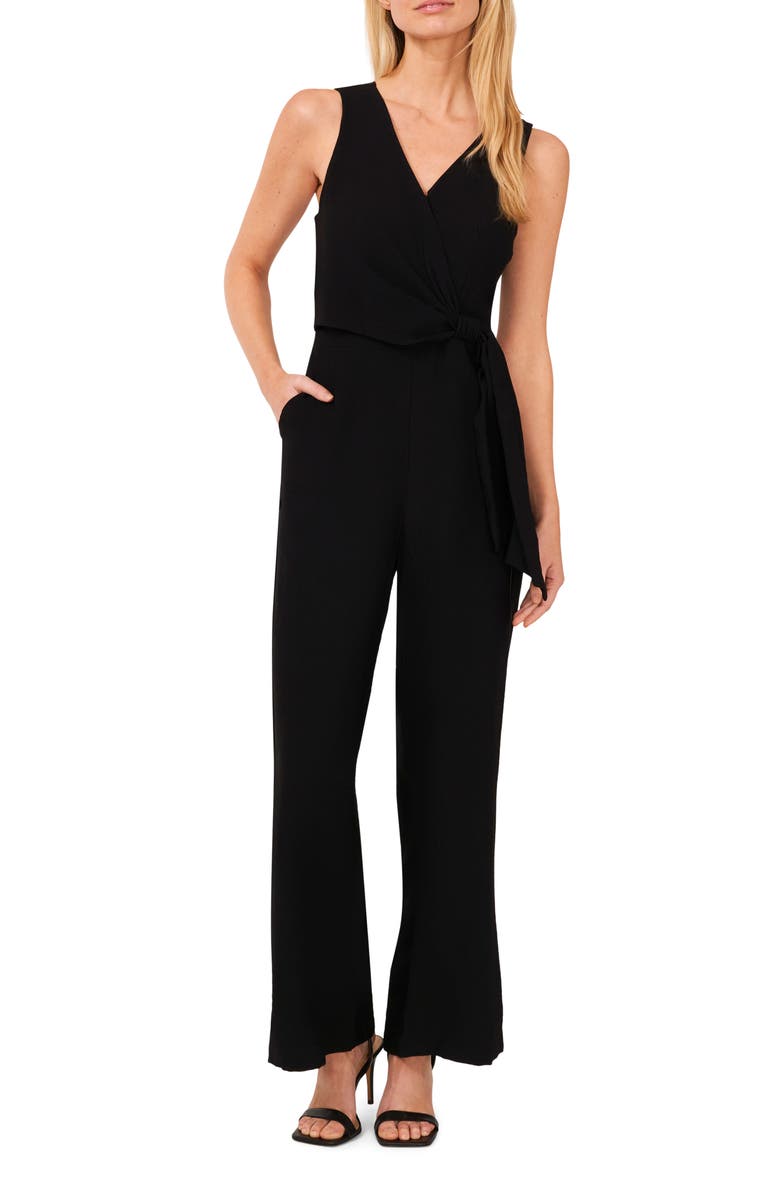 CeCe Sleeveless Wide Leg Jumpsuit, Main, color,