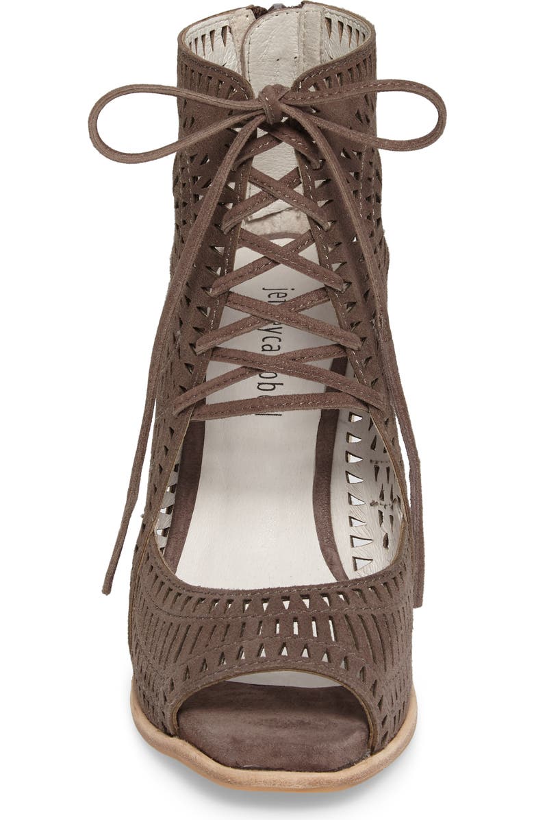 Jeffrey Campbell Rayos Perforated Wedge Sandal, Alternate, color,
