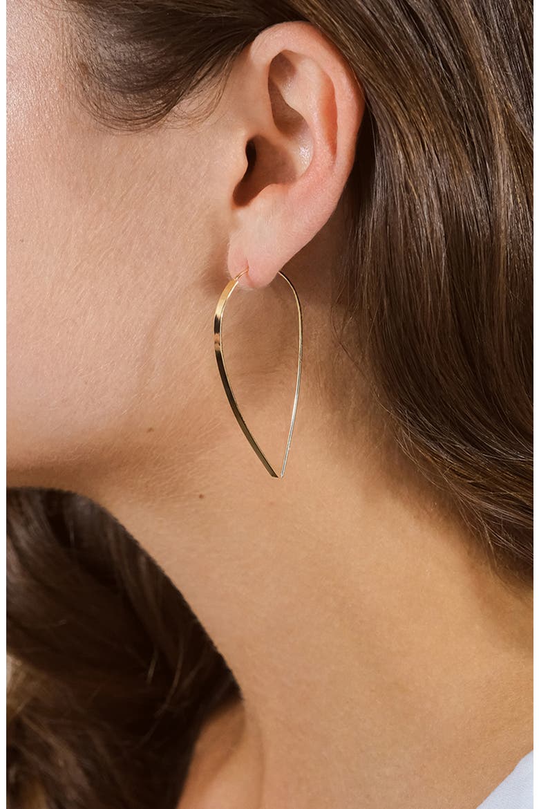 Bar Threader Earrings, Alternate, color, GOLD