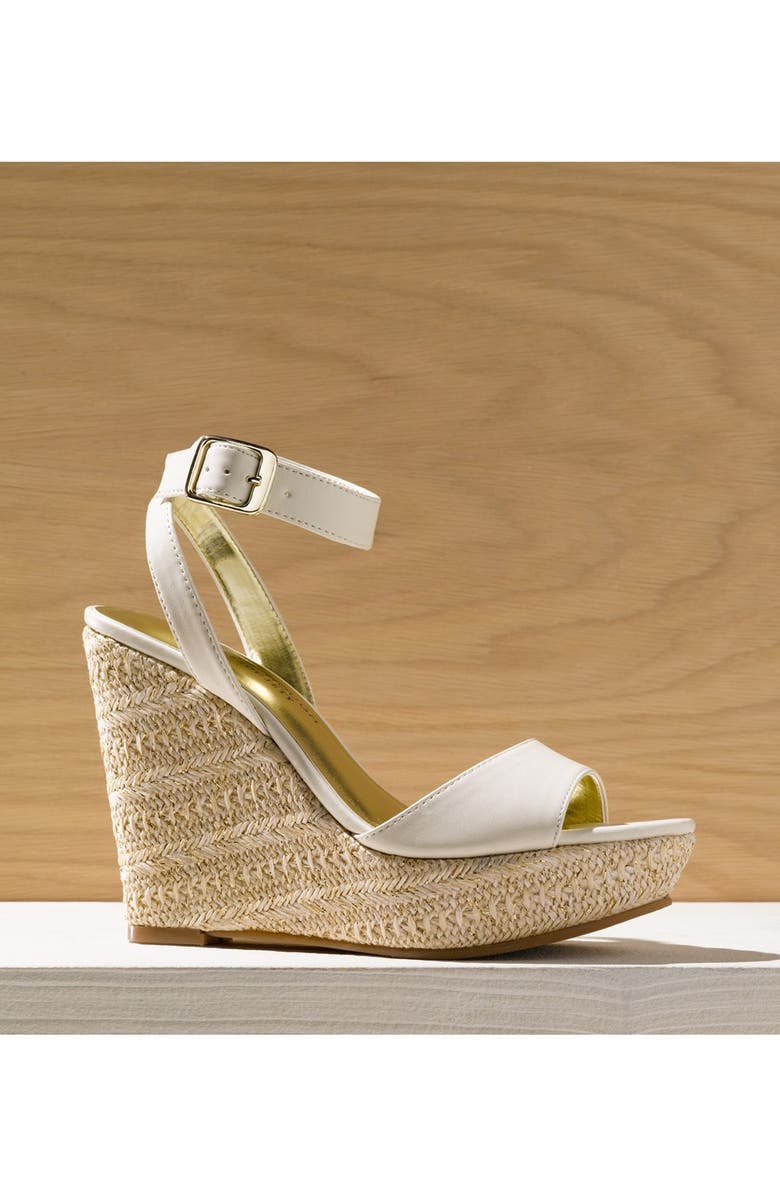 Sole Society Julianne Hough for Sole Society 'Adrienne' Wedge Sandal, Alternate, color,