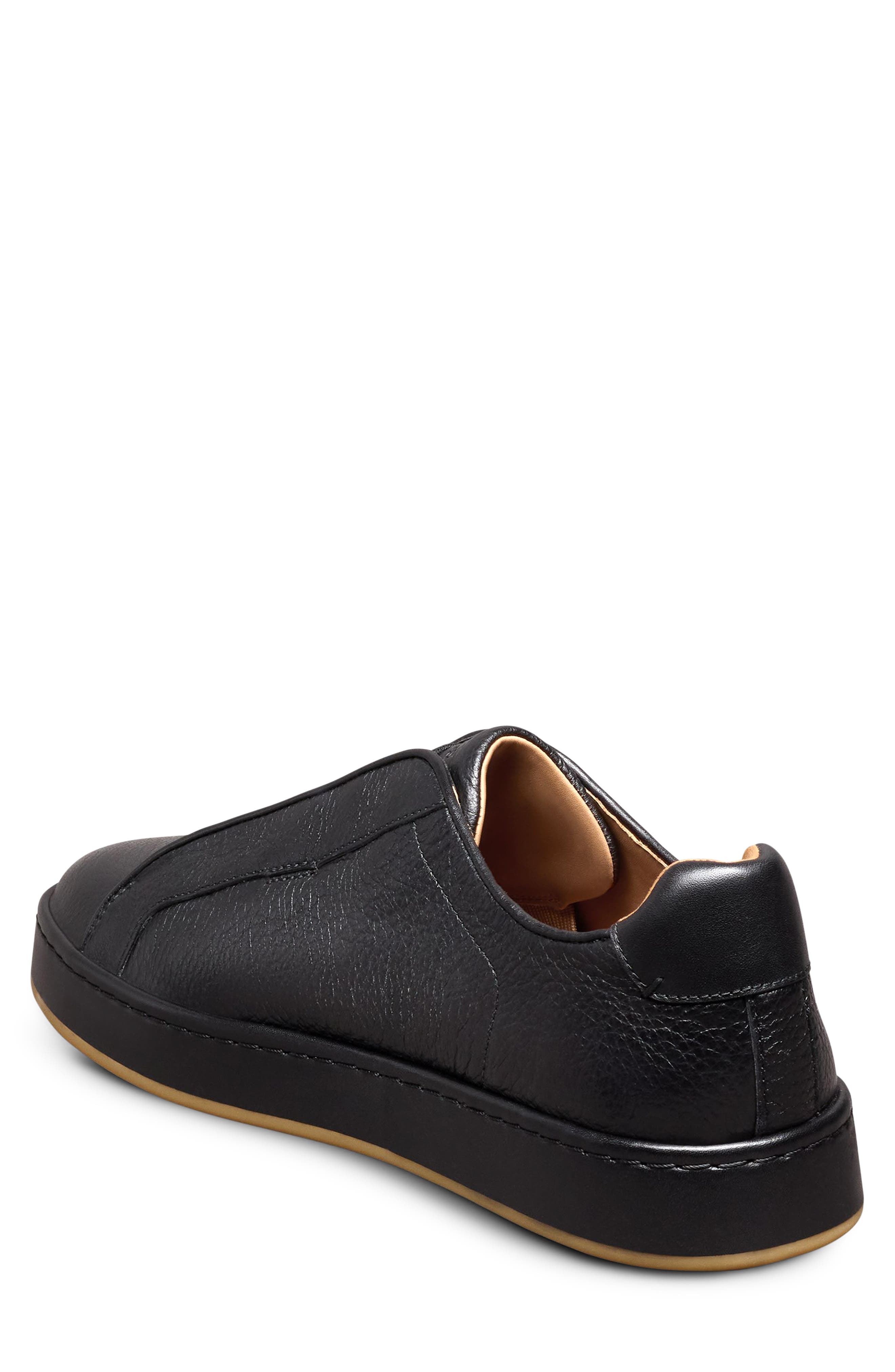 Allen Edmonds Banks Slip-On Sneaker, Alternate, color, Black