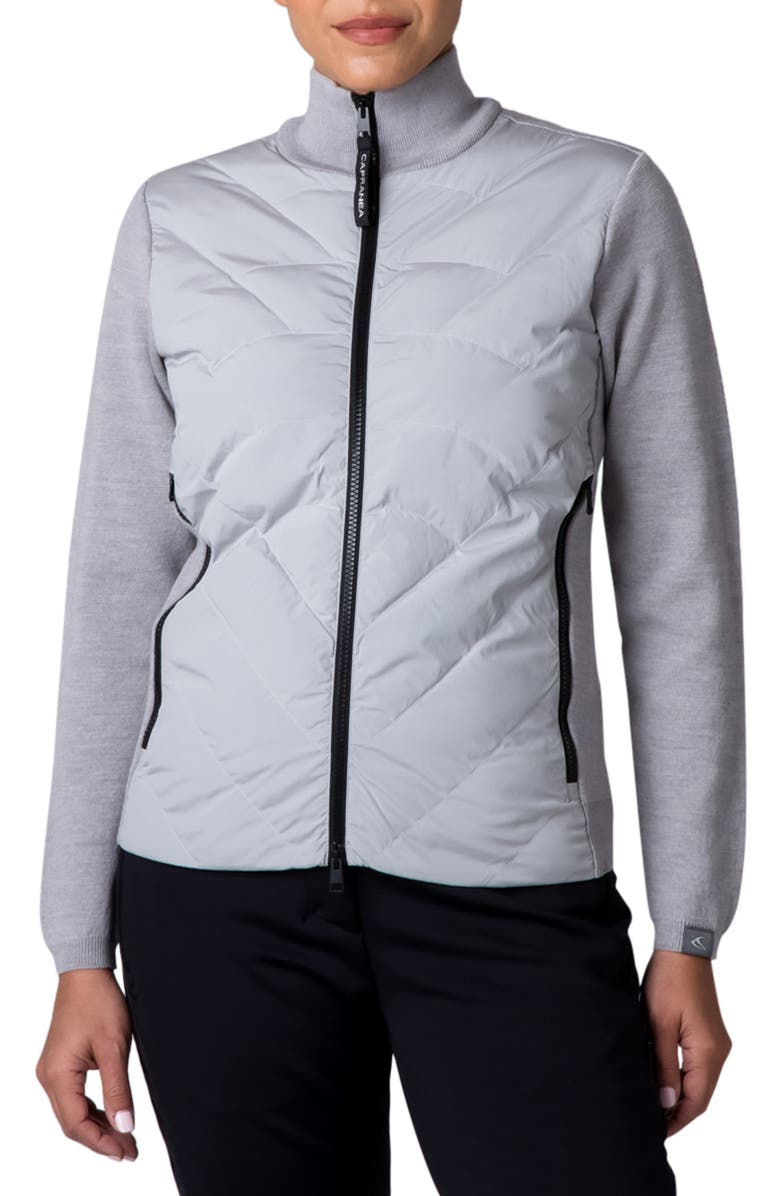 Capranea Bella Tola Quilted Merino Wool Jacket, Main, color, 