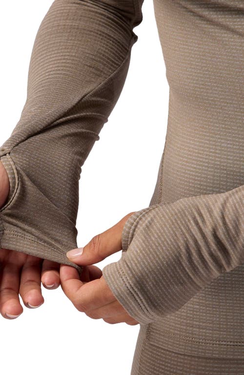 Backcountry Pines Microgrid Ultra-lt Baselayer Balaclava Top In Brown
