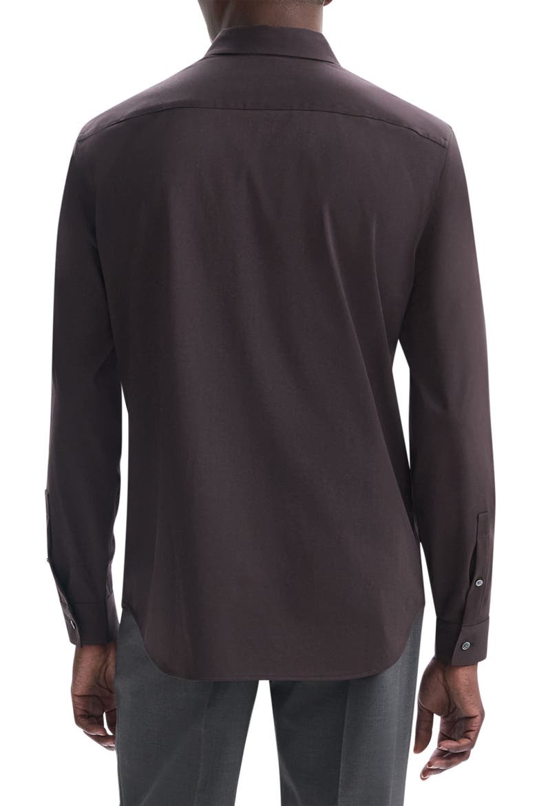 Sylvain ND Structure Knit Button-Up Shirt, Alternate, color, HICKORY-SPF