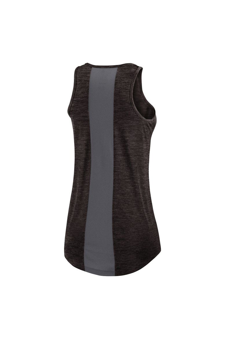 Women's Nike Brown Cleveland Browns High Neck Performance Tank Top, Alternate, color, Brown