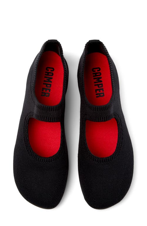 Camper Right Nina Ballerina Flat In Black