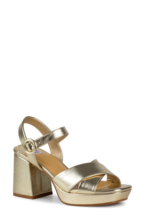 Emelyn Platform Ankle Strap Sandal