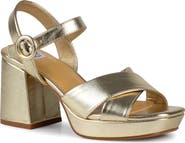 NINETY UNION Emelyn Platform Ankle Strap Sandal