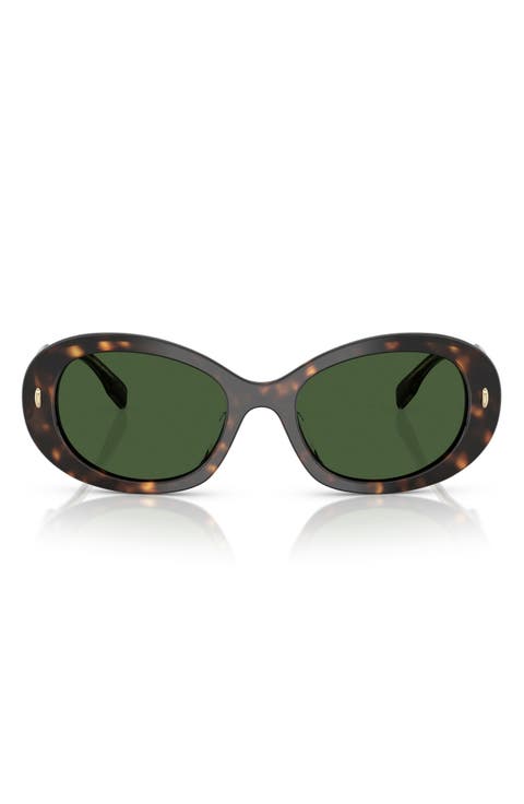 53mm Oval Sunglasses