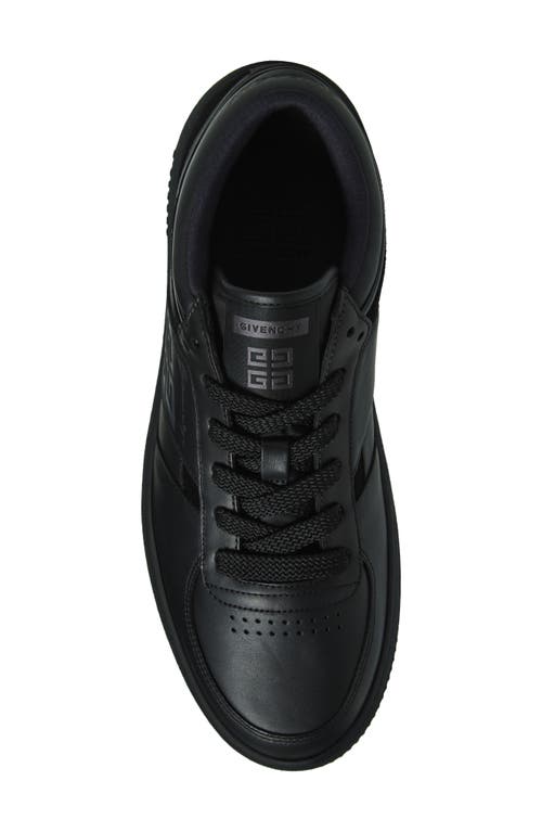 Givenchy G Move Low-top Sneakers In Calf Leather In Black